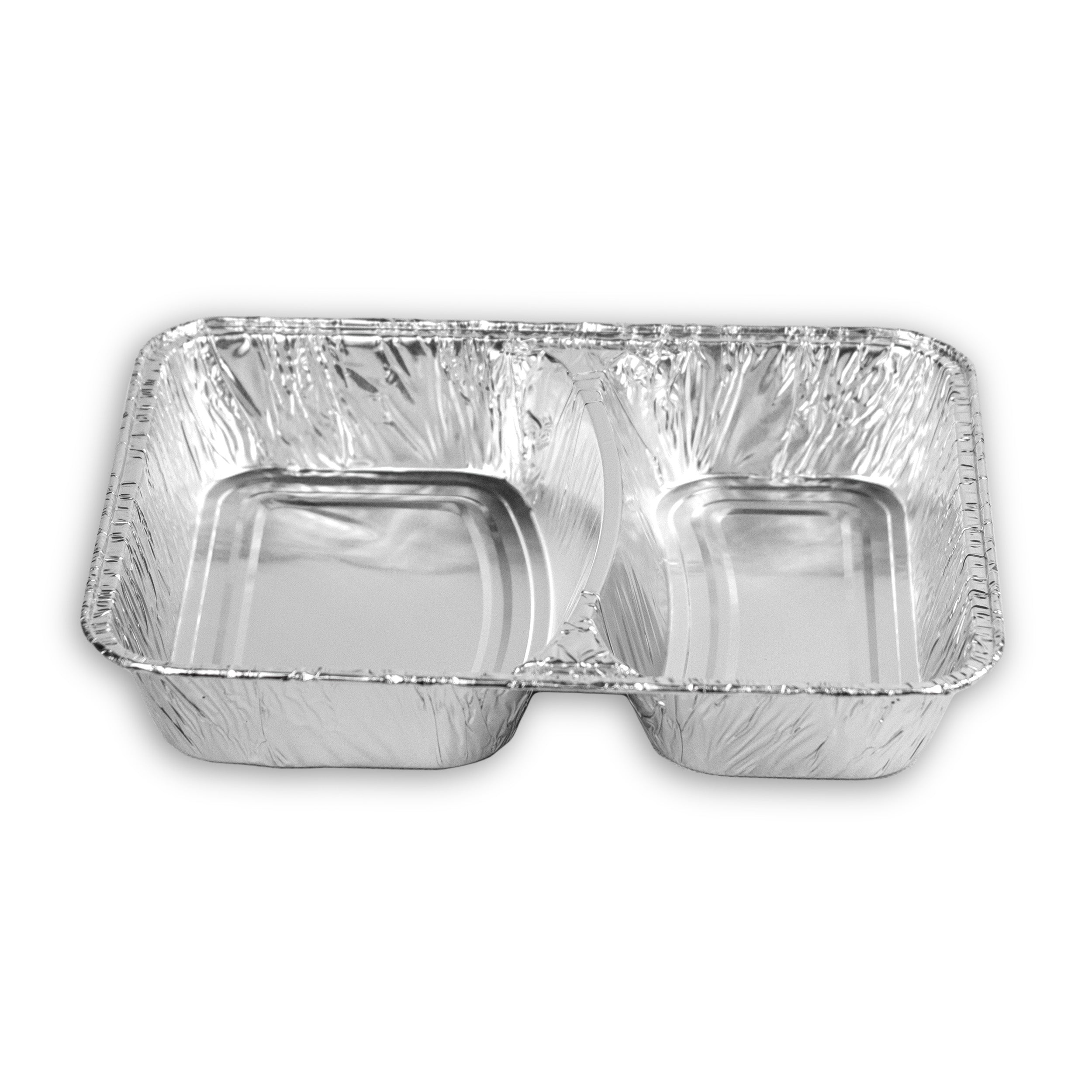 alumenüschale R808-1020G 2-geteilt 980 ml tief 227x177x38 mm (580+400cc)