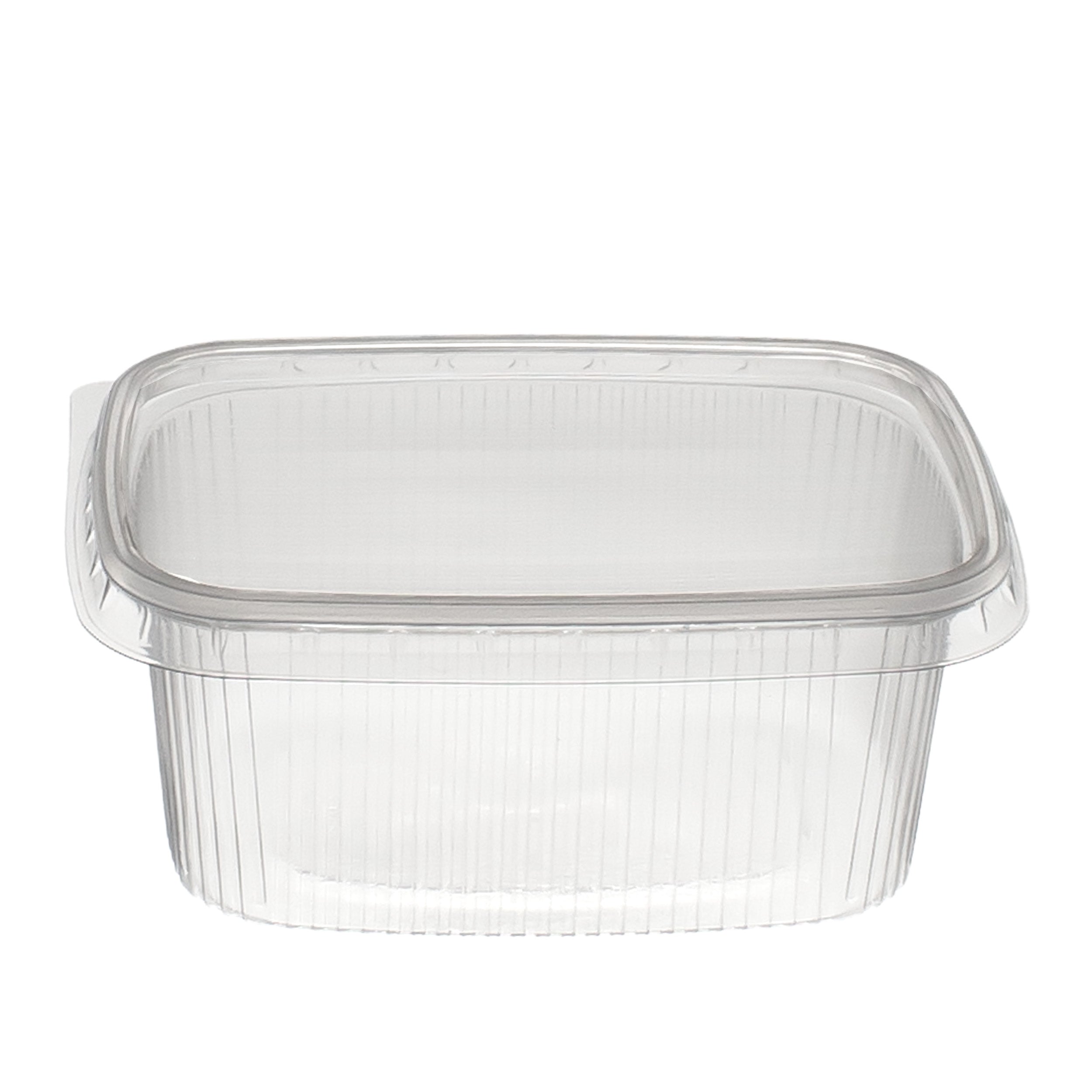 feinkostbecher PP 500 cc. 108x81x102 mm eckig Kombi-Verpackung inklusive passende Deckel