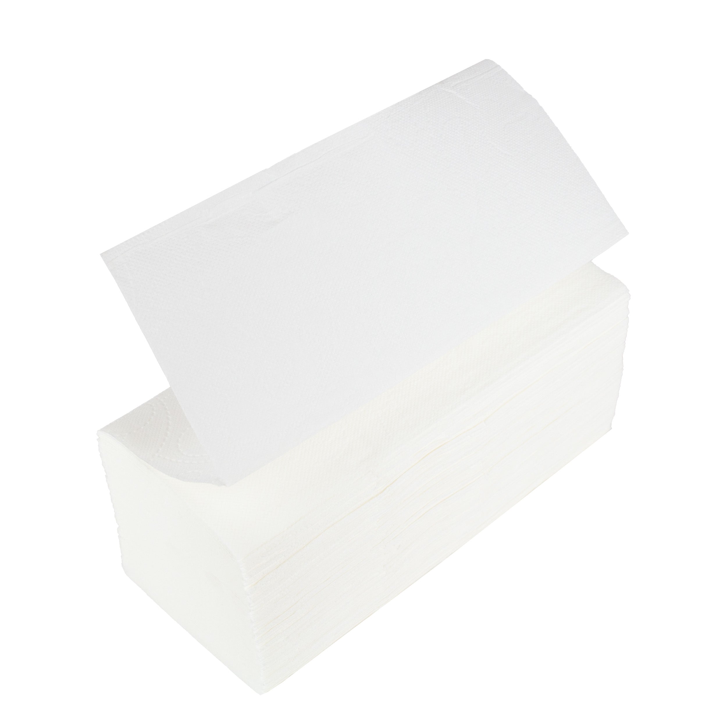 DayBays Handtuchpapier Weiß 2-lagig Zellstoff V- Falz 210x240 mm