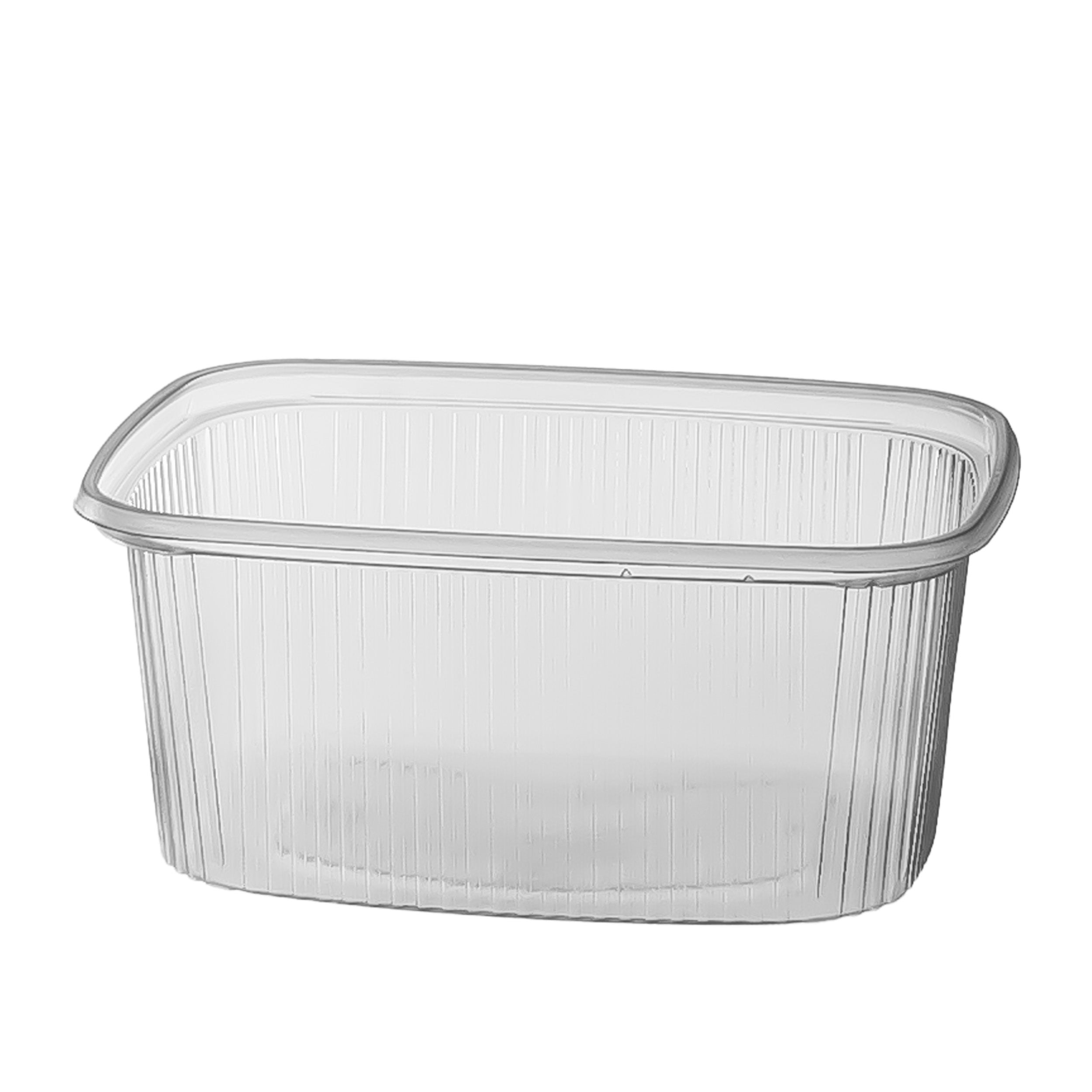 salatbecher PP 500 cc. 108x81x102 mm eckig Kombi-Verpackung inklusive passende Deckel