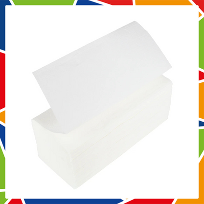 DayBays Handtuchpapier Weiß 2-lagig Zellstoff V- Falz 210x240 mm