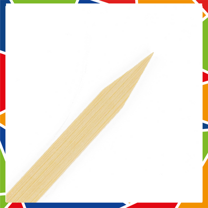 DayBays Flachspieße aus 100% Bambus 25 cm Flache für Kebap (Adana) mit Scharfe und Flache Spitze