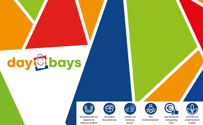 DayBays Jumbo Toilettenpapier Maxi 2-lagig 492 Blatt Zellstoff Extra Weich Weiß