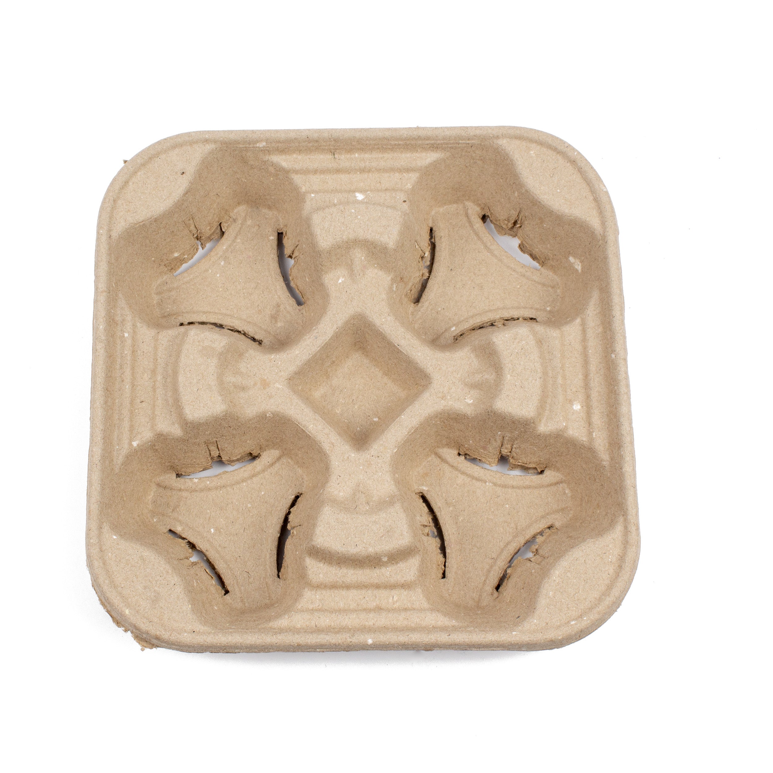 DayBays Einweg Kaffeebecher to Go Transport Behälter für 4 Becher "Cup Carrier" 21x11x 4 cm aus Papier