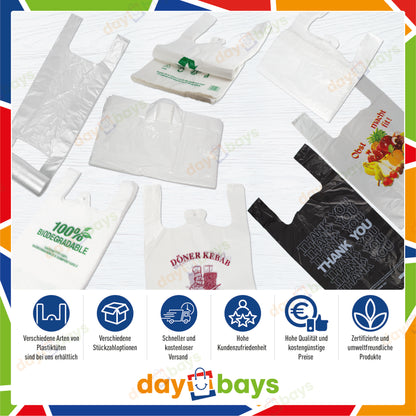DayBays Brotbeutel 31x48+4 cm 20 my LDPE Transparent lose