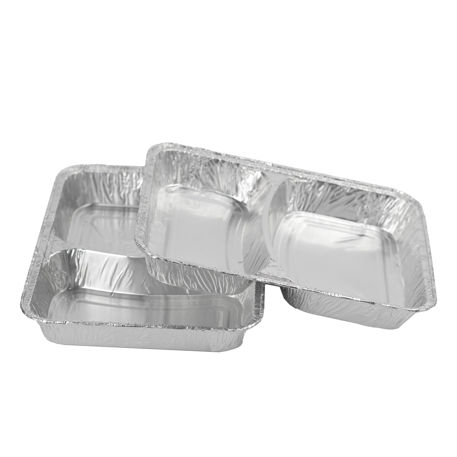 alumenüschale R880-812G 2-geteilt 823 ml flach 227x177x30 mm (487+336 cc)