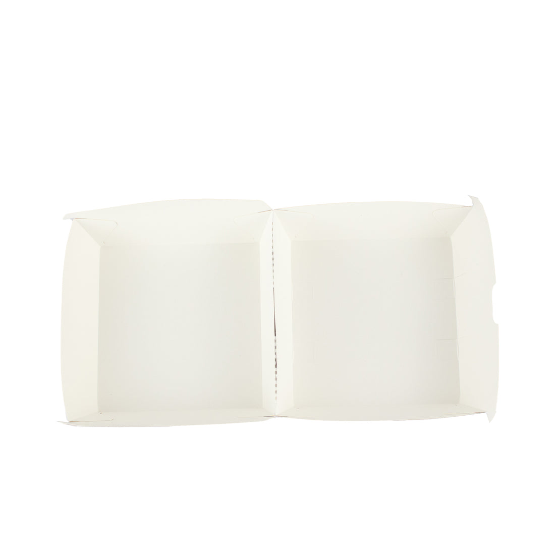 DayBays Hamburgerbox Größe S Wood Design (270 GSM) Kraftpapier mit PE-beschichtet Eckig