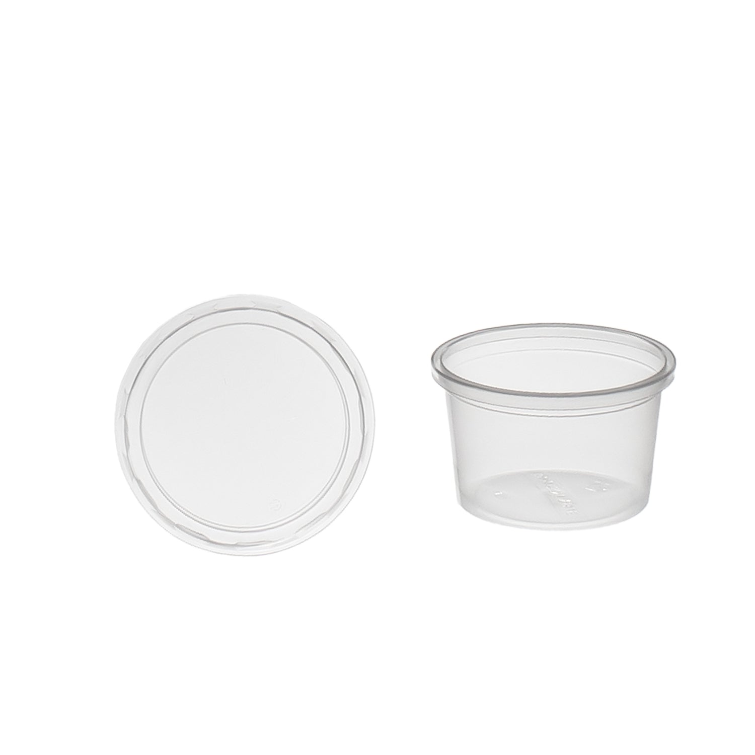dressing boxxen (Saucecup) 100cc. 75x44 mm Kombi-Verpackung Transparent inklusive passende Deckel
