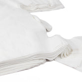 einkaufstaschen 28+14x48 cm HDPE weiß geblockt, reissfest