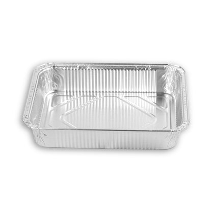 einweg aluminiummenüschale R792-1150G 950 ml ungeteilt tief 227x177x41 mm 950cc