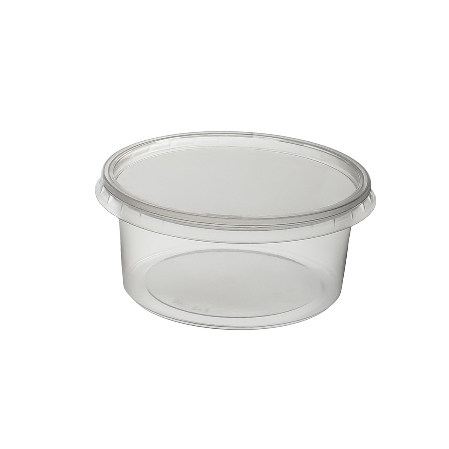 feinkostbecher PP 250 cc. 101x51 mm rund Kombi-Verpackung inklusive passende Deckel