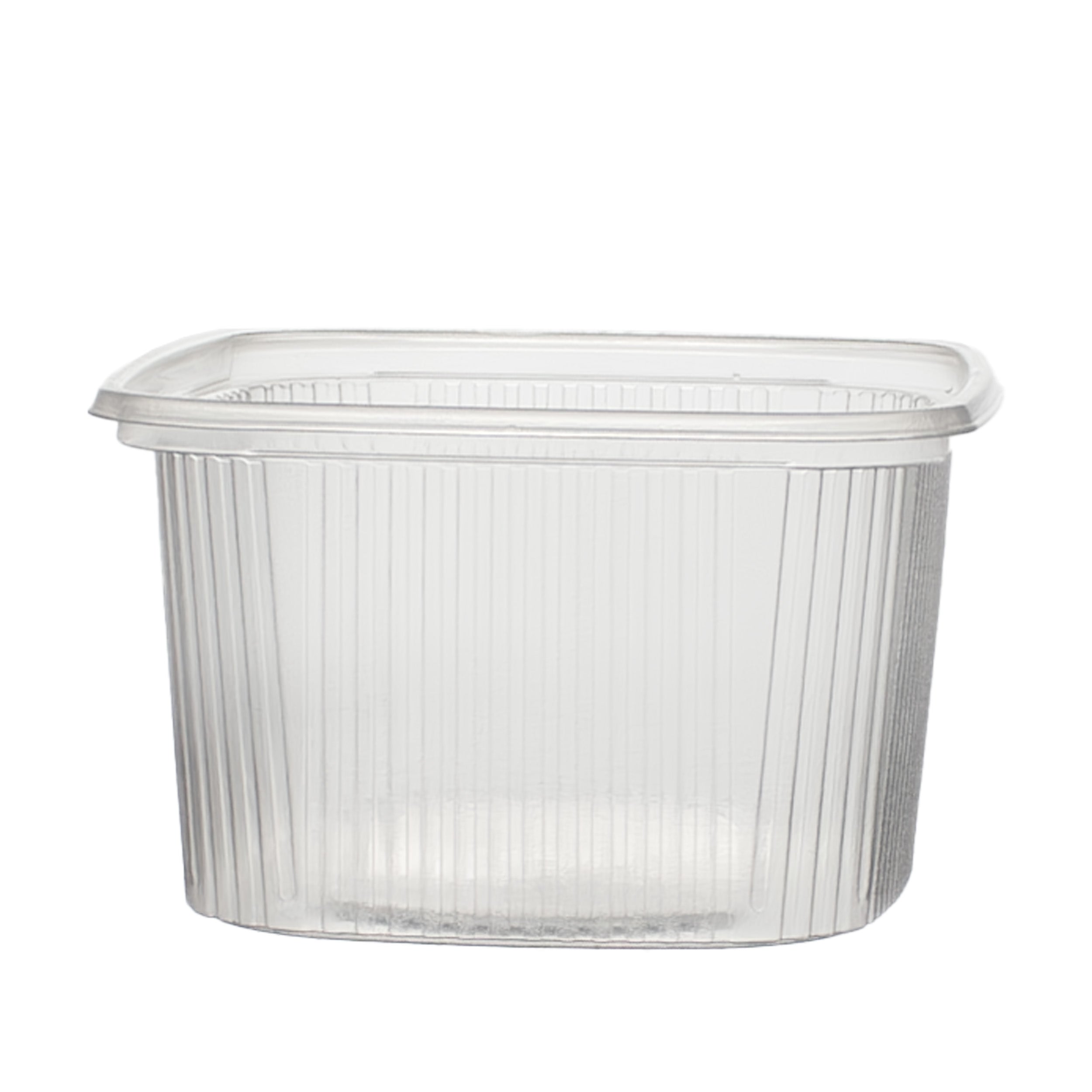 feinkostbecher PP 500 cc. 108x81x102 mm eckig Kombi-Verpackung inklusive passende Deckel