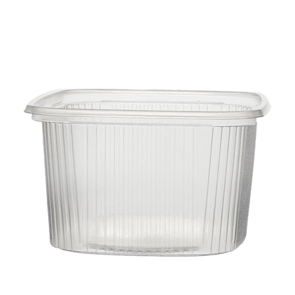 feinkostbecher PP 500 cc. 108x81x102 mm eckig Kombi-Verpackung inklusive passende Deckel