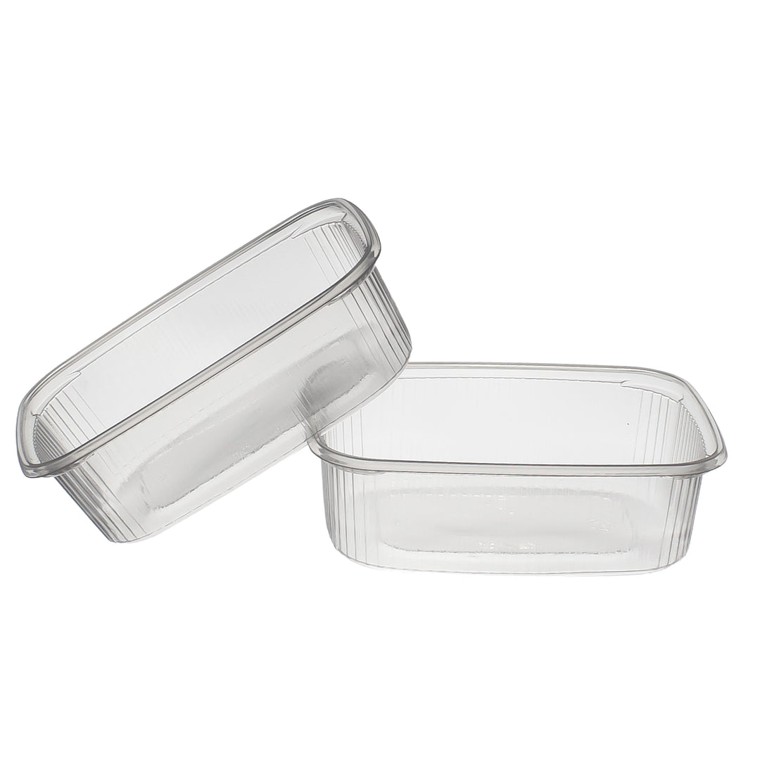 feinkostbecher PP 125 cc. 108x81x27 mm eckig Kombi-Verpackung inklusive passende Deckel