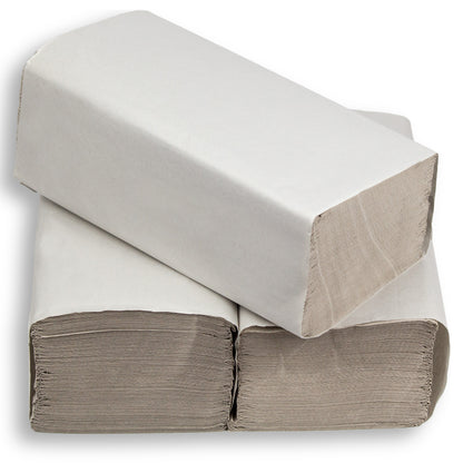 handtüchpapier 250x230 mm 1-lagig V- Falz Grau