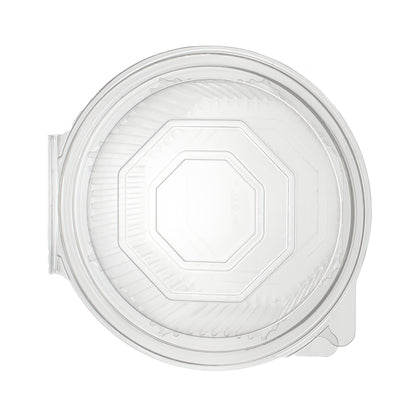 haushaltsbox achteckig PP 750 ml 168x164x69 mm 8 Eckig Salat-Box Alpha mit anhängendem Deckel