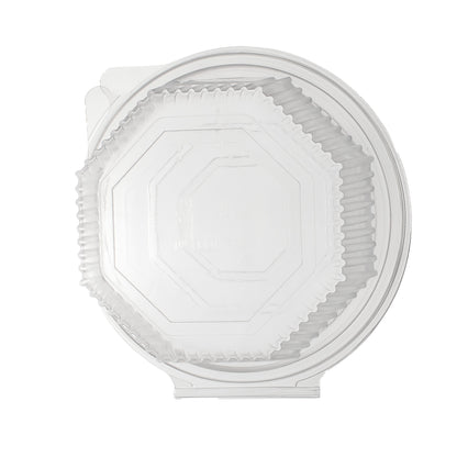 haushaltsboxen achteckig PP 1000 ml 168x164x84 mm 8 Eckig Salat-Box Alpha mit anhängendem Deckel