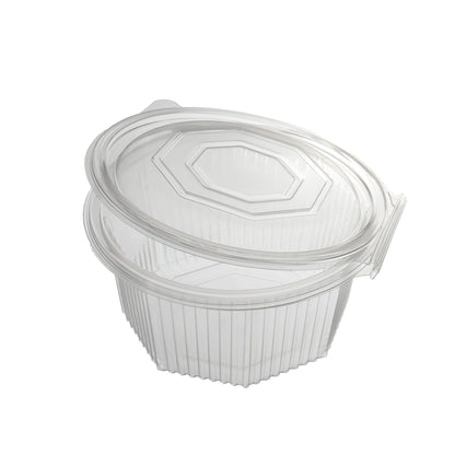 haushaltsboxen PP 1000 ml 168x164x84 mm 8 Eckig Salat-Box Alpha mit anhängendem Deckel