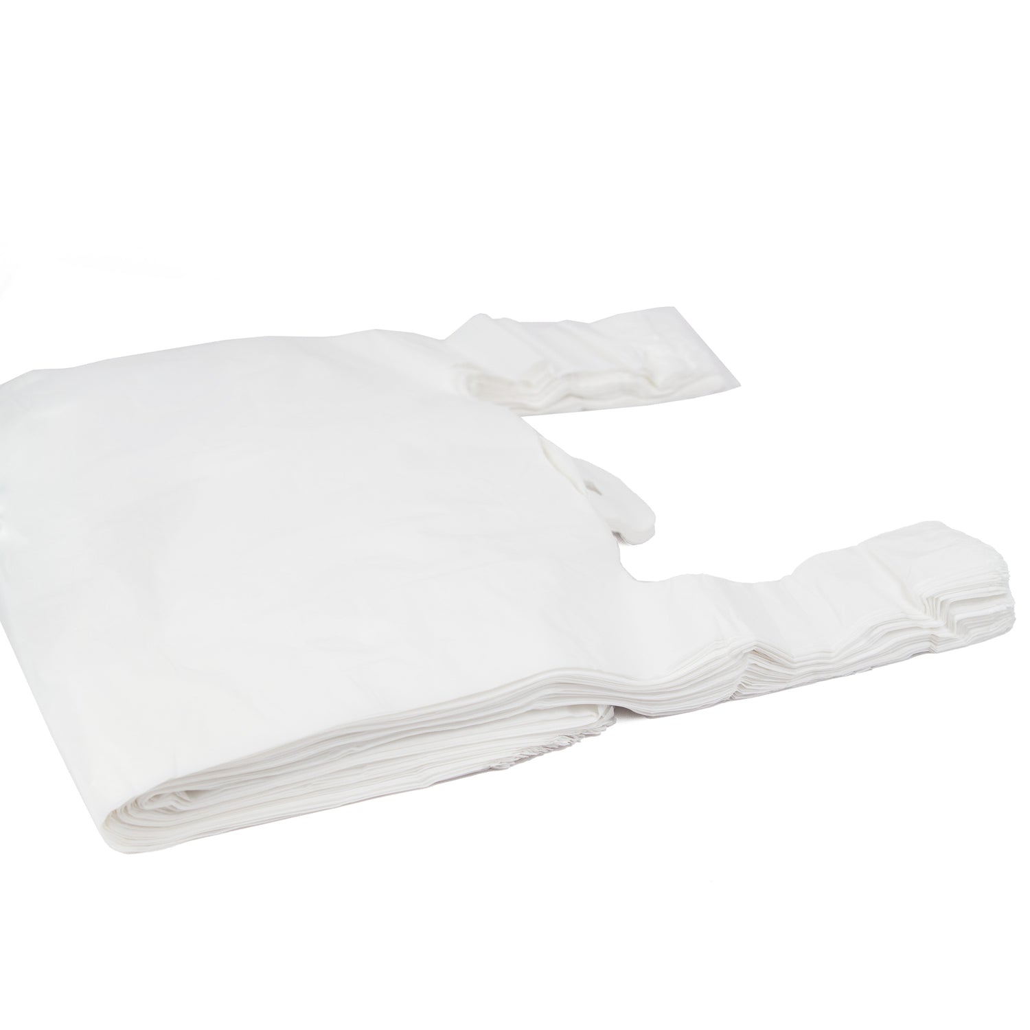 hemdchentragetasche 28+14x48 cm HDPE weiß geblockt, reissfest