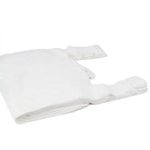 hemdchentragetasche 28+14x48 cm HDPE weiß geblockt, reissfest