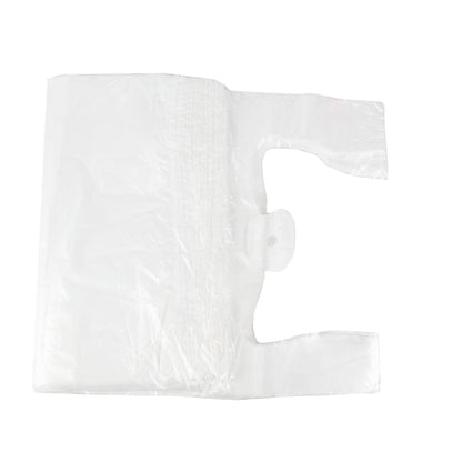 Hemdchentragetaschen 28+14x48 cm HDPE weiß geblockt, reissfest