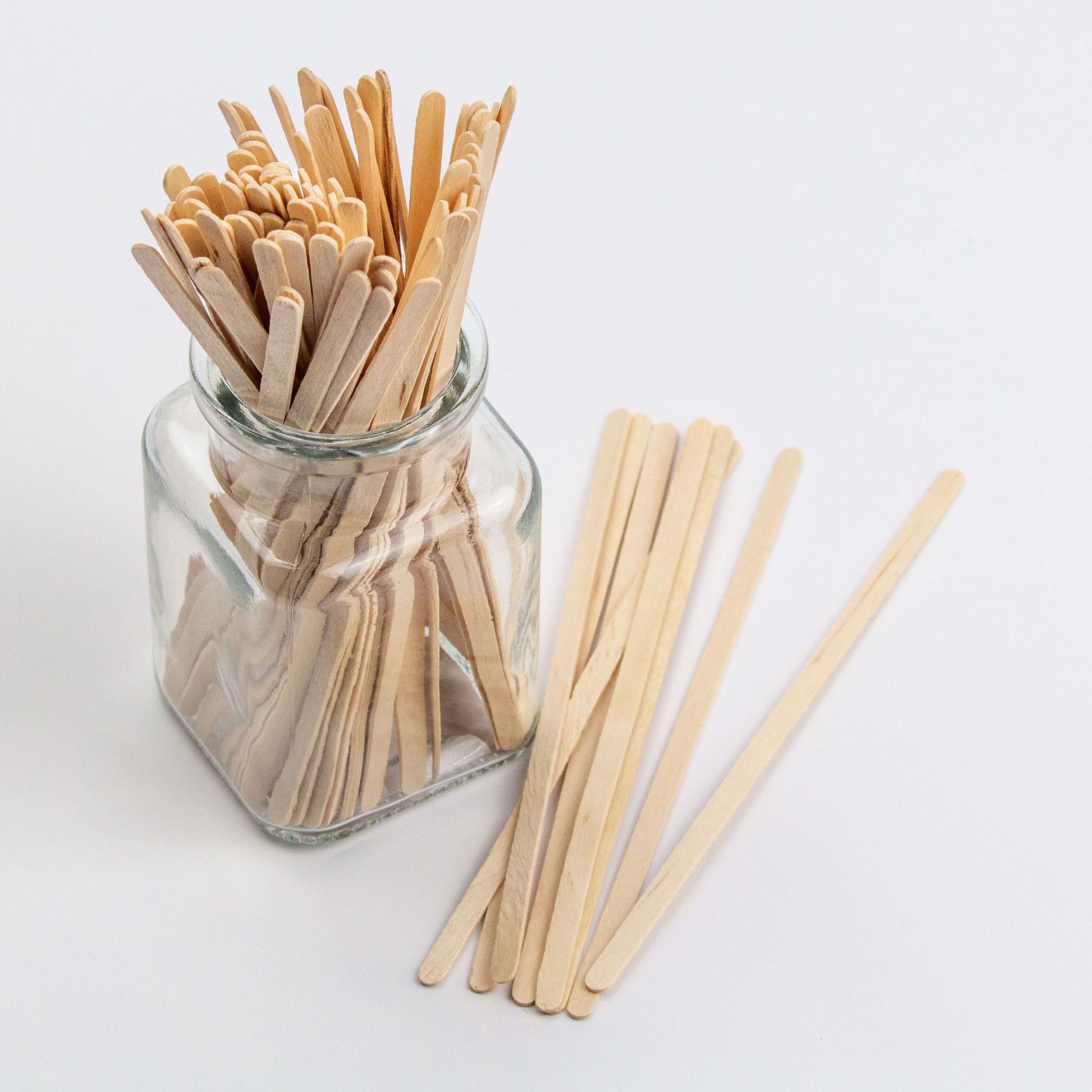 Holzrührstabchen aus Holz für Kaffee &amp; Tee 110 mm Einwegholzstäbchen