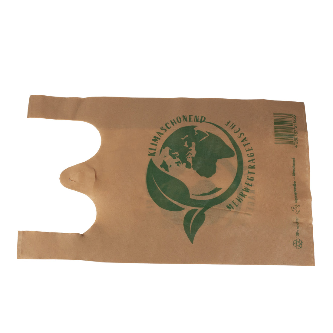 non-woven t-shirt bag Baumwolltaschen Polypropylen (PP) 32x15+55 cm