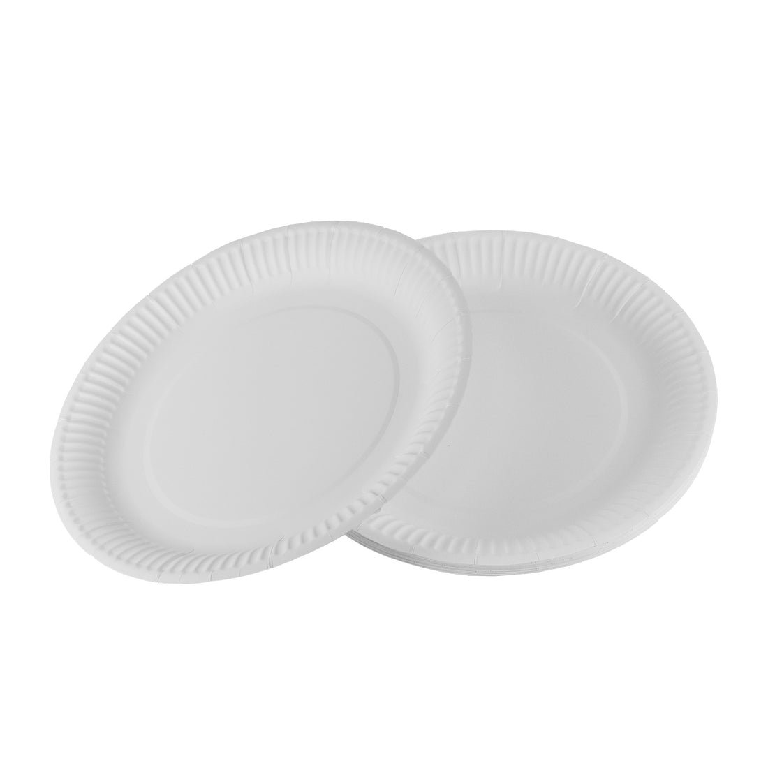 papier teller rund Ø32 cm 2 cm tief weiß ohne Beschichtung