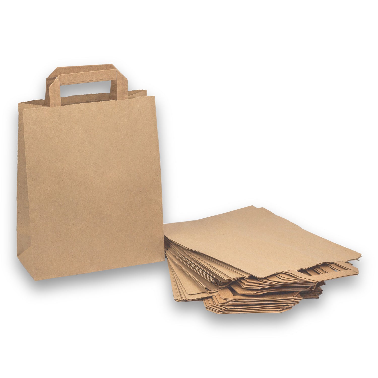 papiertragetaschen 18+8x22 braun