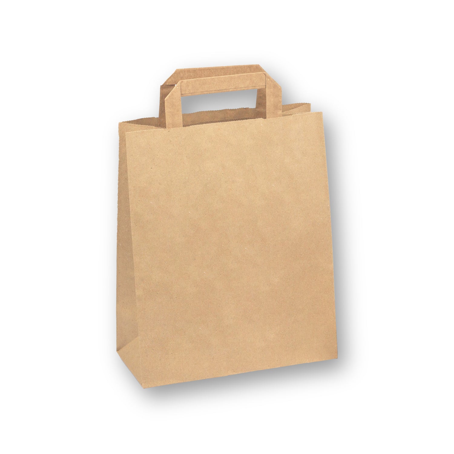 papiertragetaschen 22+10x28 braun