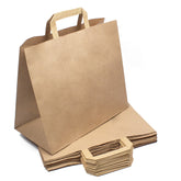 papiertragetaschen 32+17x27 braun