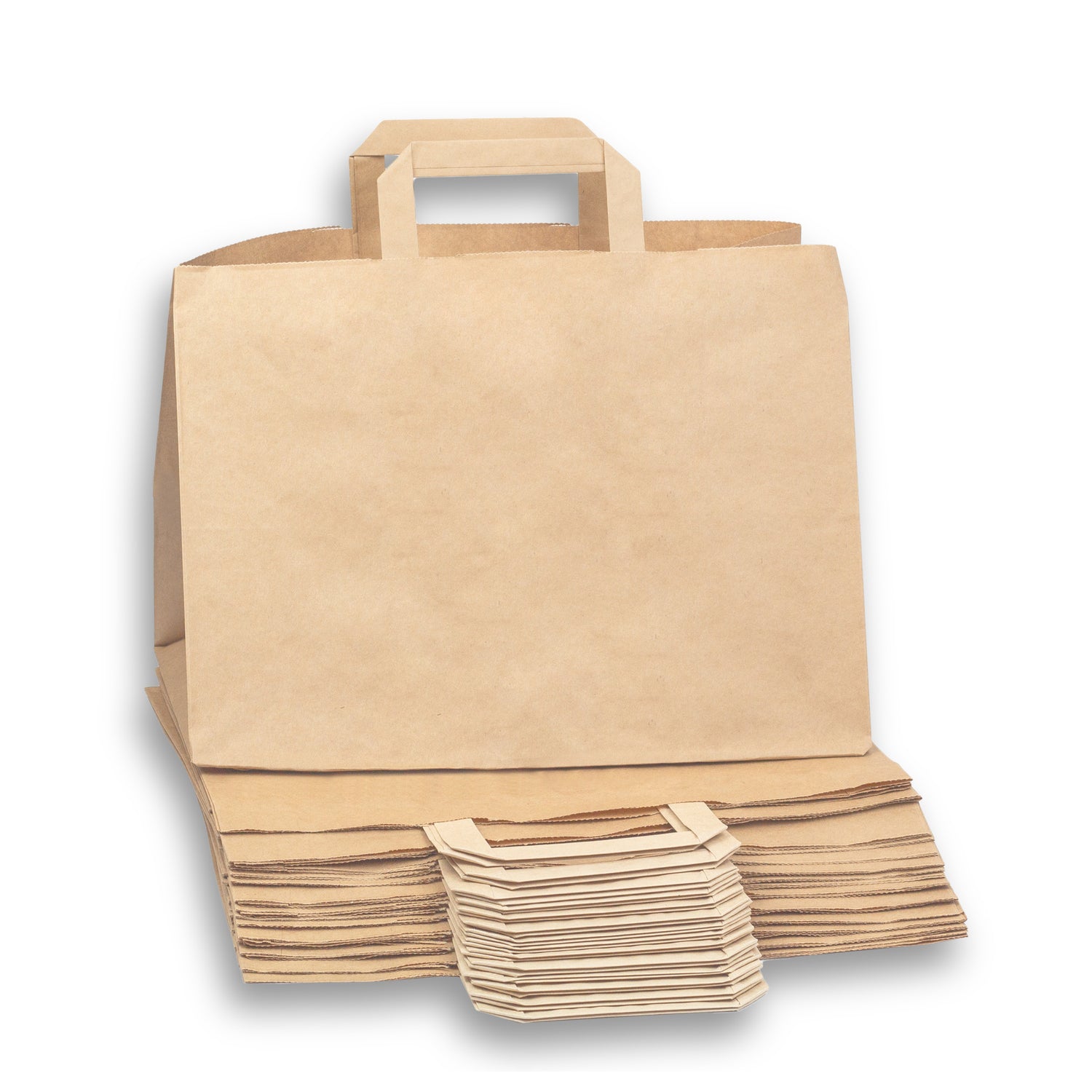 papiertüte 32+22x25 braun