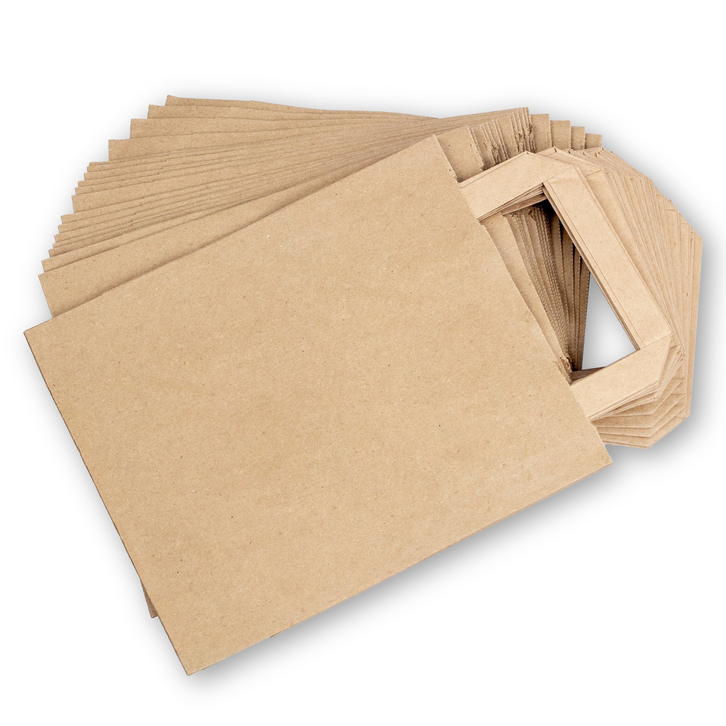 papiertüten 22+10x28 braun