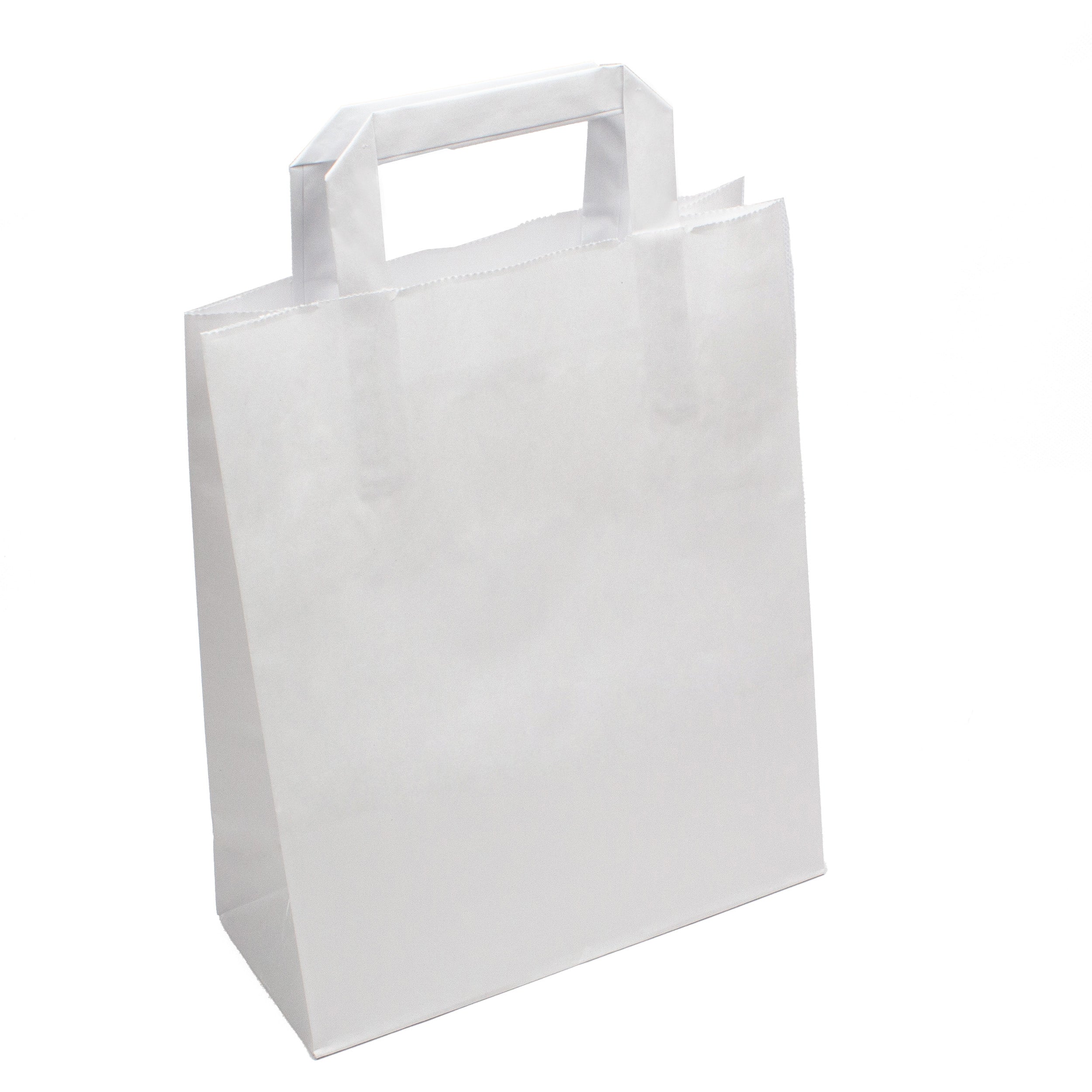 papiertüten 22+10x28 weiß