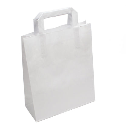 papiertüten 22+10x28 weiß