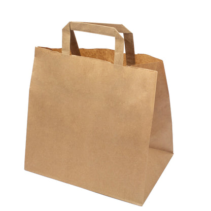 papiertüten 26+17x25 braun