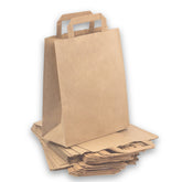 papiertüten 32+12x41 braun