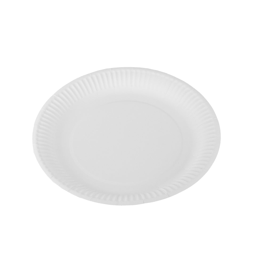 pappteller rund Ø28 cm 2 cm tief weiß ohne Beschichtung
