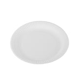pappteller rund Ø30 cm 2 cm tief weiß ohne Beschichtung