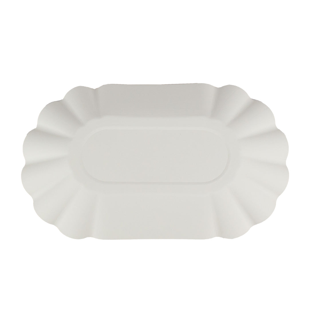 pommes schale KUOB 10,5x17,5x3 cm weiß ohne Beschichtung