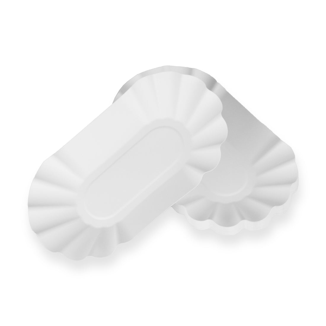 pommes schalen KU1 ca.11x19,5x3,2 cm weiß laminiert ohne Beschichtung