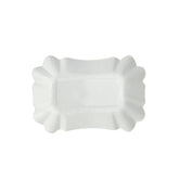 pommes schalen KU51 ca 9x14x3 cm laminiert weiß ohne Beschichtung