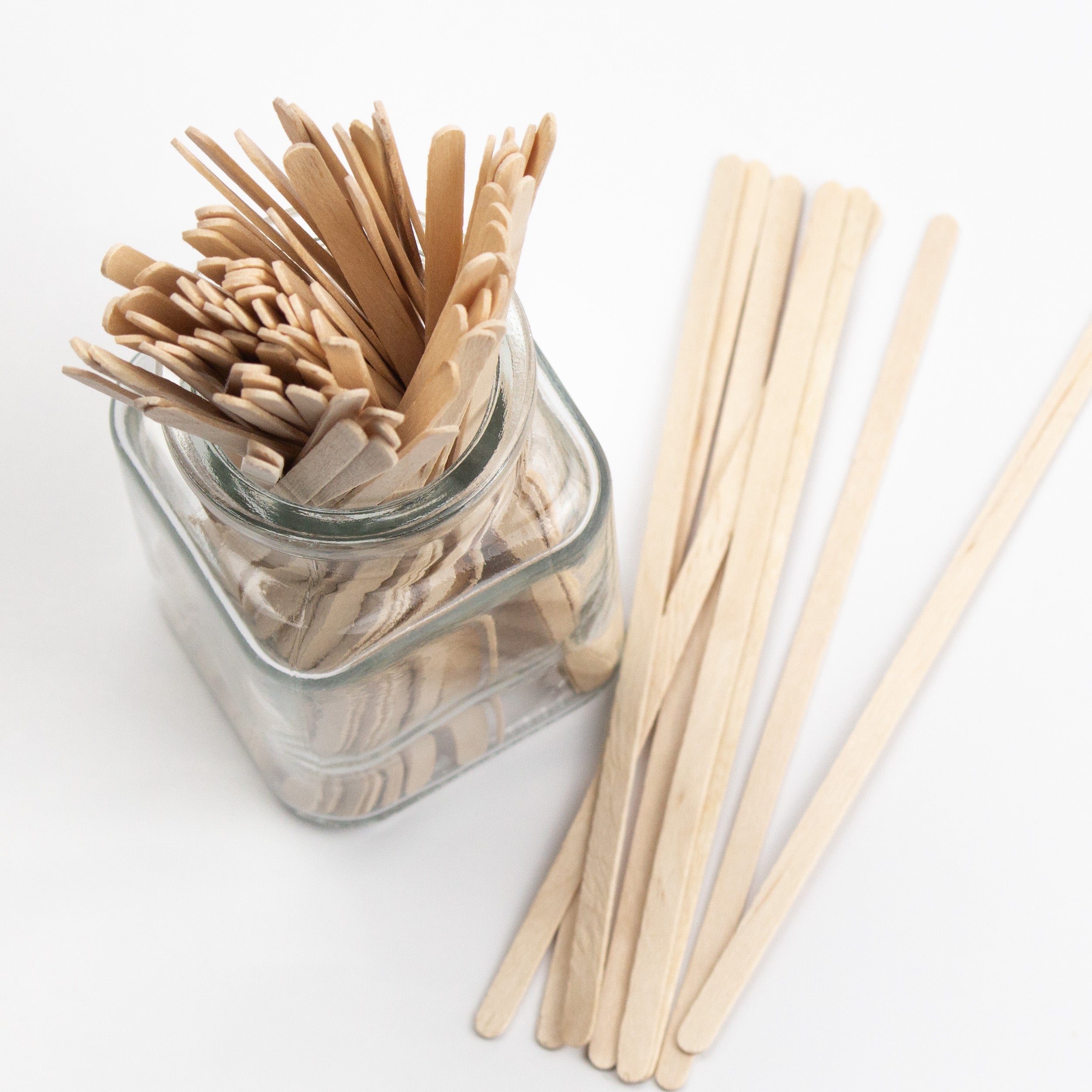 Rührstäbchen aus Holz für Kaffee &amp; Tee 110 mm Einwegholzstäbchen