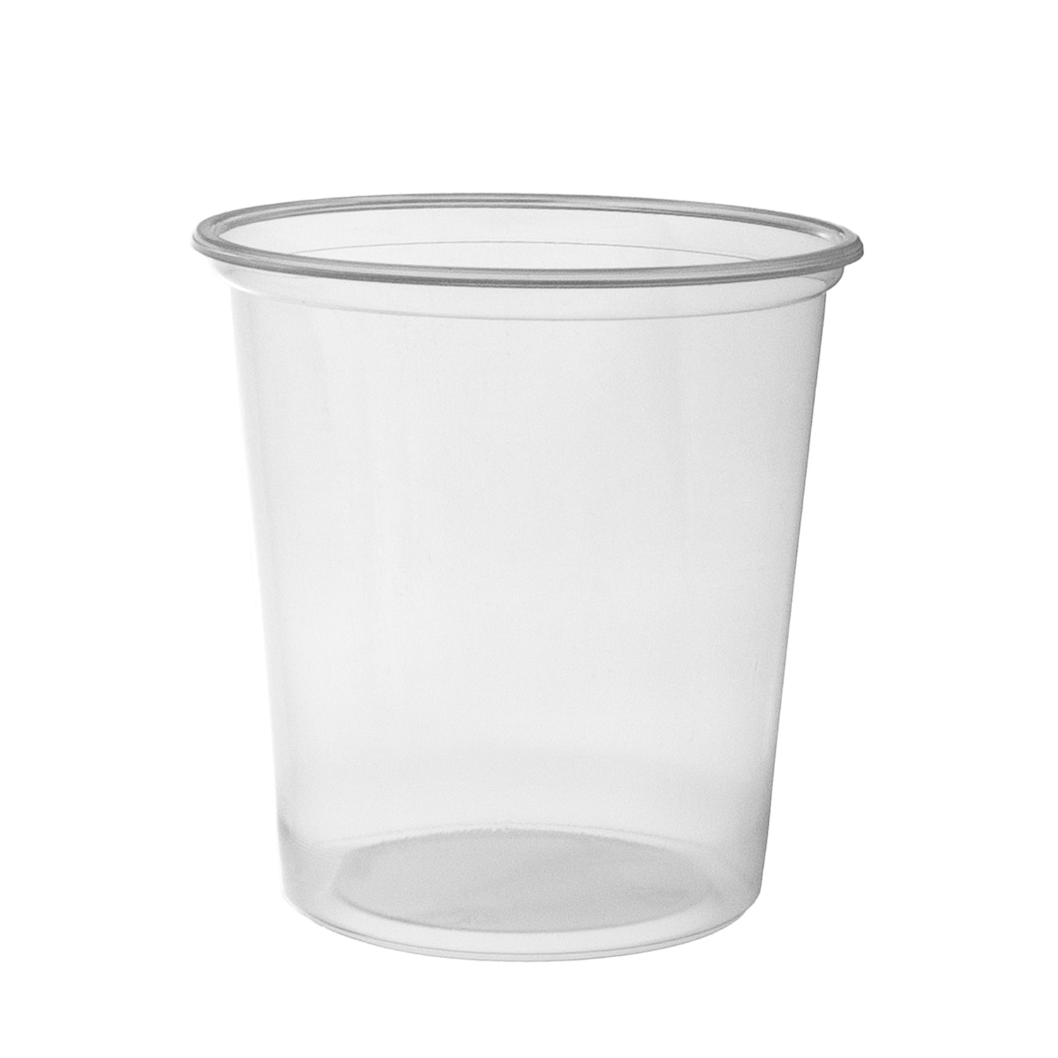 salatbecher PP 500 cc. 101x104 mm rund Kombi-Verpackung inklusive passende Deckel