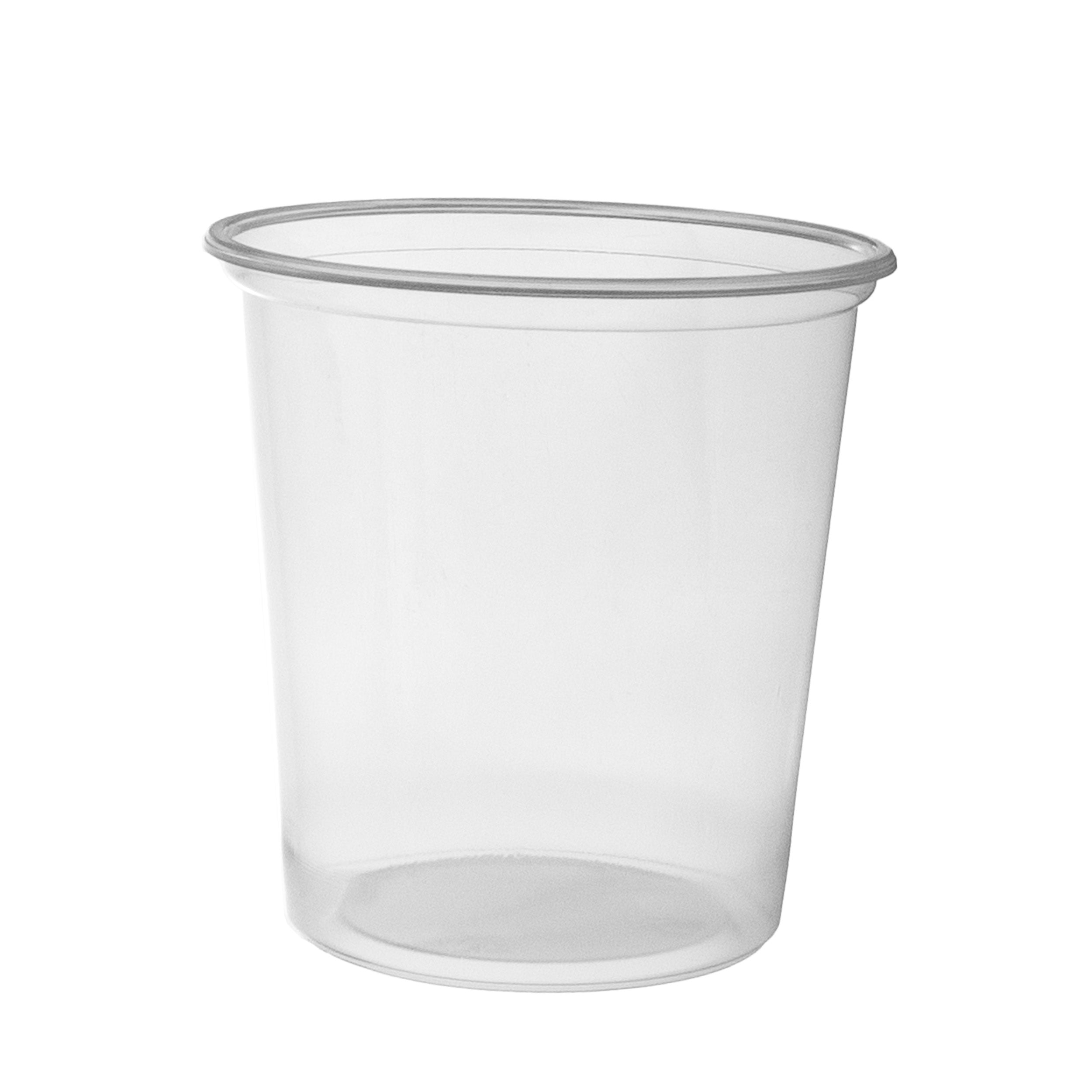 salatschale PP 500 cc. 101x104 mm rund Kombi-Verpackung inklusive passende Deckel