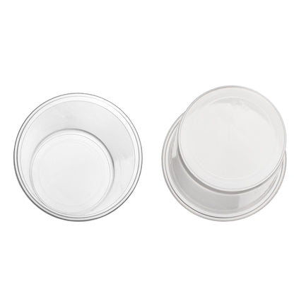 salatschalen PP 250 cc. 101x51 mm rund Kombi-Verpackung inklusive passende Deckel