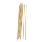 schaschlikspießen aus 100% Bambus 25 cm Rund mit Scharfe und Flache Spitze