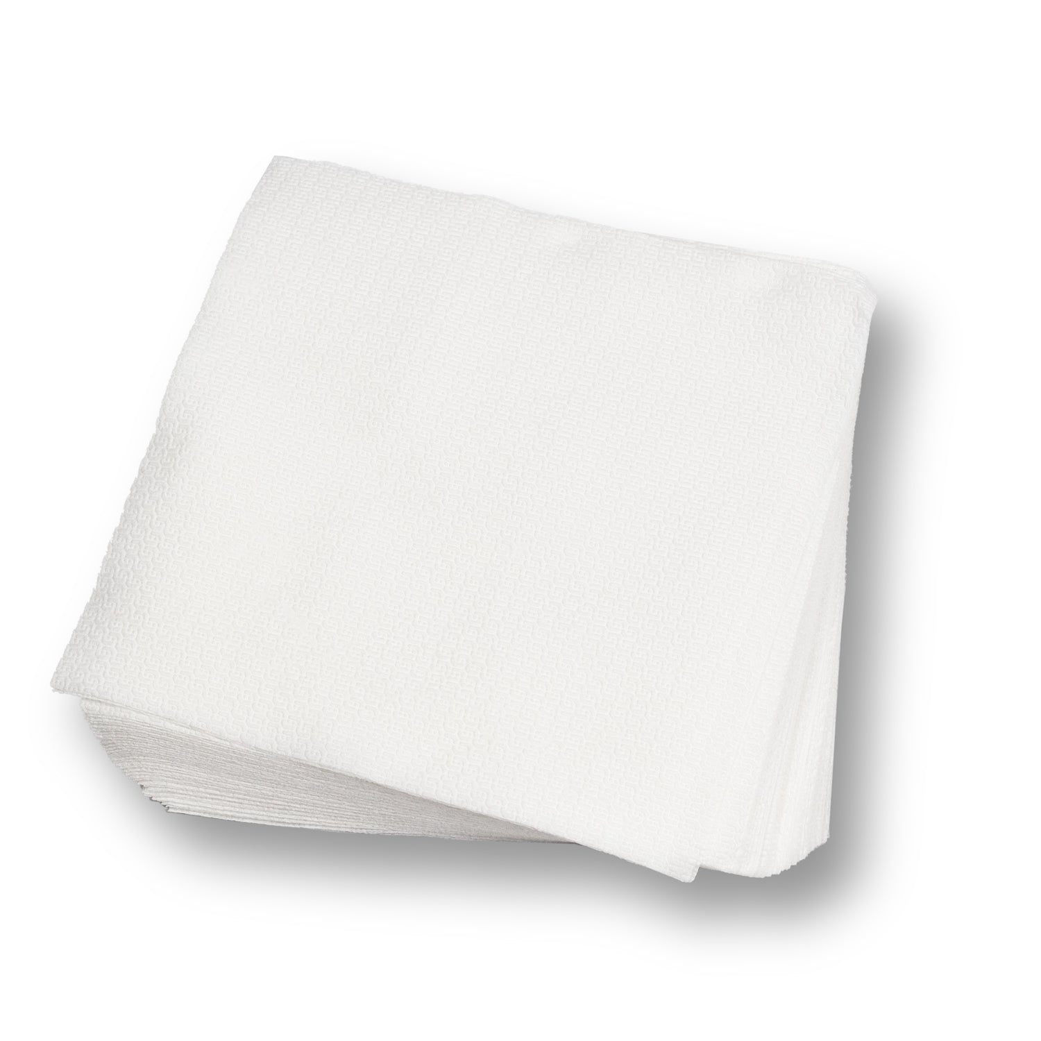 DayBays 1800 Stk. Servietten Standard 33x33 cm Zellstoff 1-lagig 1/4 Falz weiss geprägt