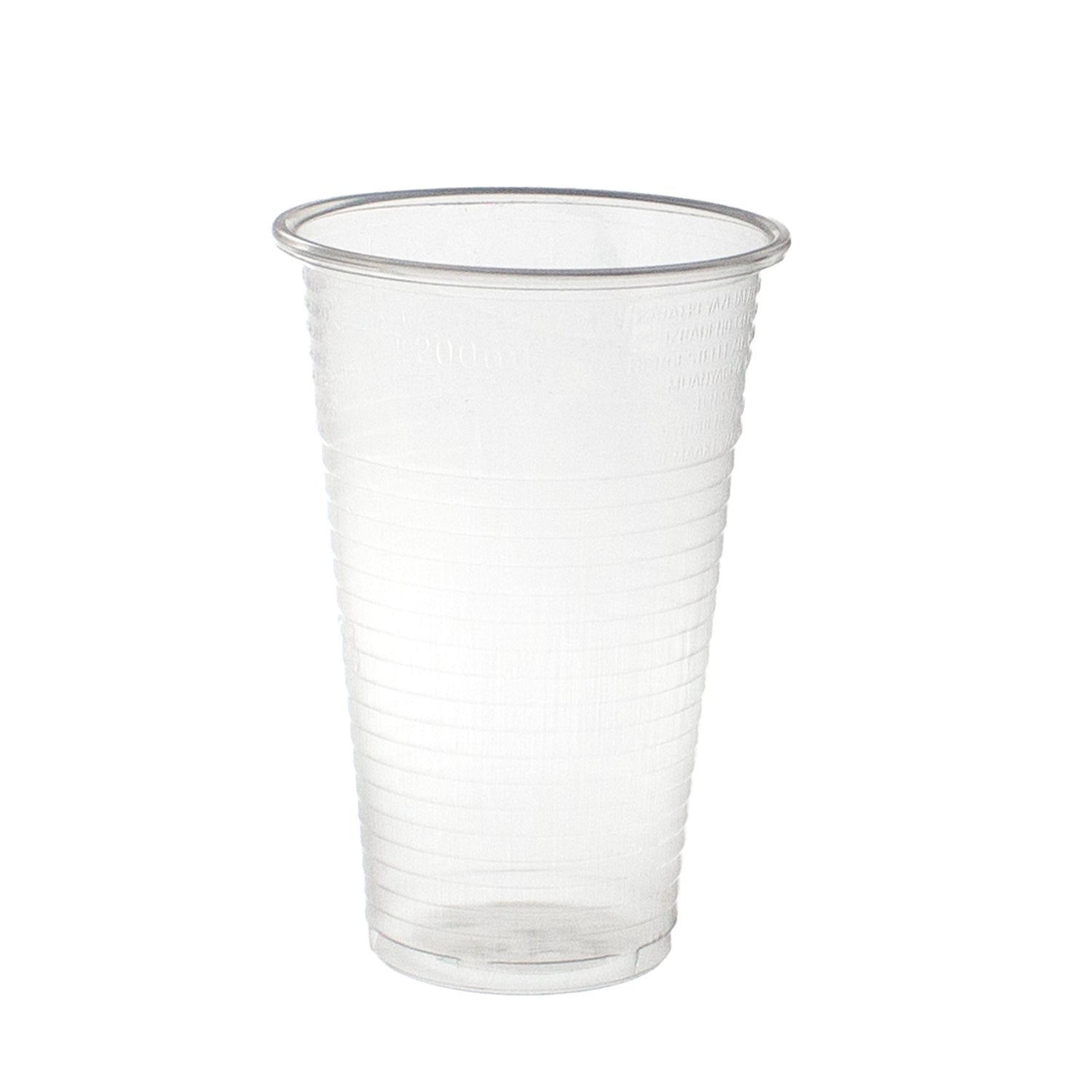 trinkbecher 200ml Ø7cm Plastikbecher 0,2L transparent PP