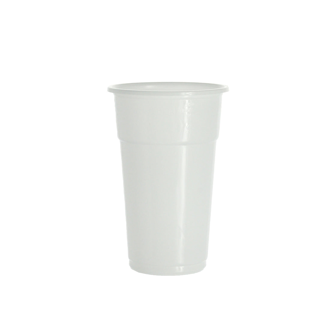 trinkbecher 300ml Ø8cm Plastikbecher 0,3L weiß PP
